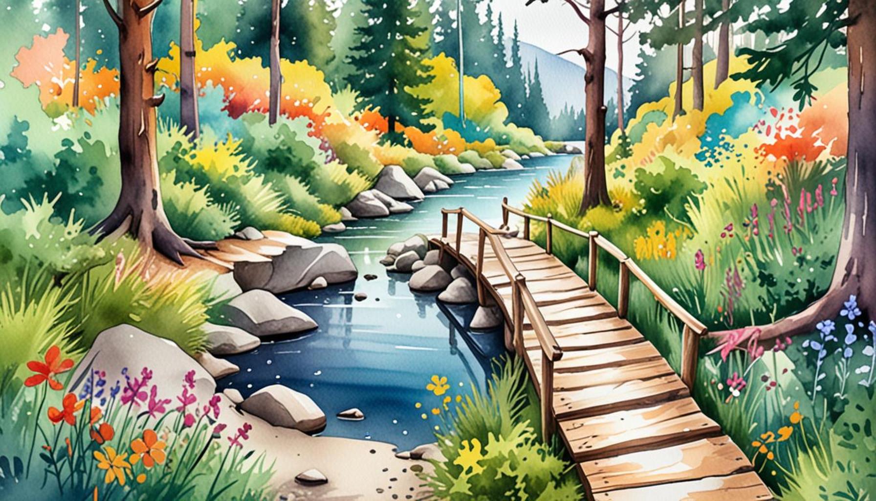 Artistic Walks: Incorporating Drawing and Painting on Outdoor Trails